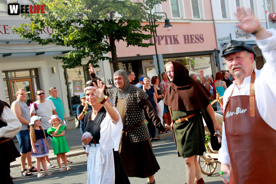 Volksfestumzug  Hofer Volksfest Tag 1