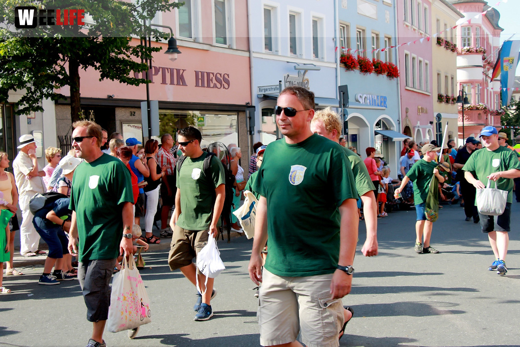 Volksfestumzug  Hofer Volksfest Tag 1