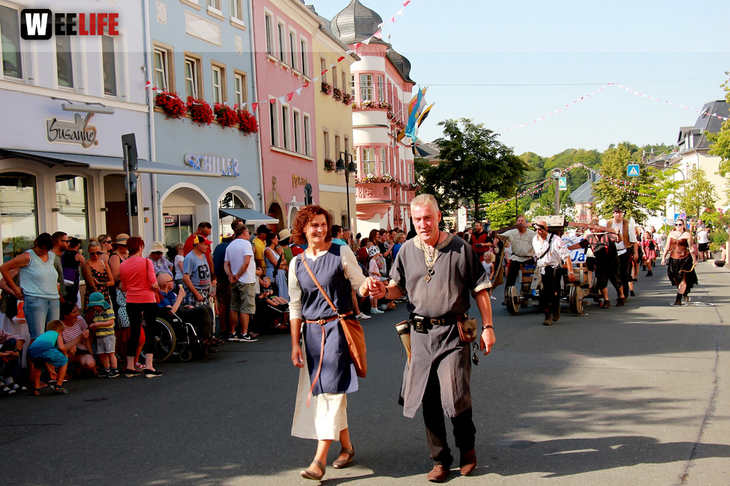 Volksfestumzug  Hofer Volksfest Tag 1