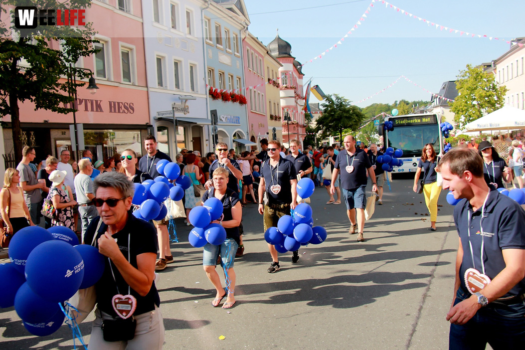 Volksfestumzug  Hofer Volksfest Tag 1