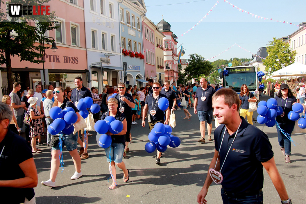 Volksfestumzug  Hofer Volksfest Tag 1