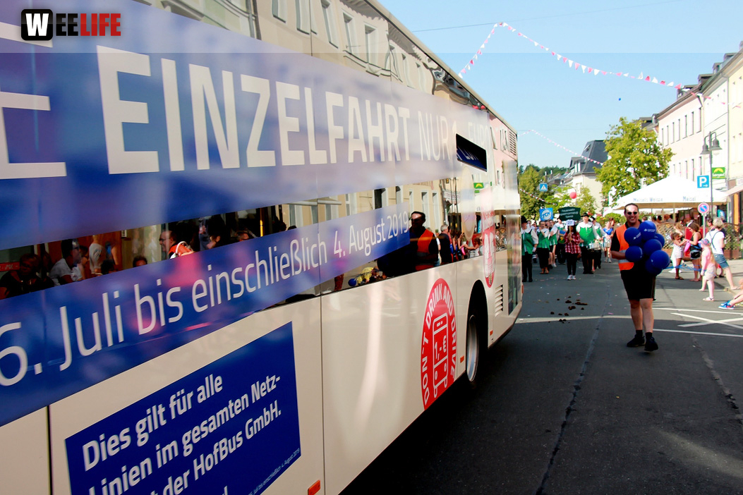 Volksfestumzug  Hofer Volksfest Tag 1