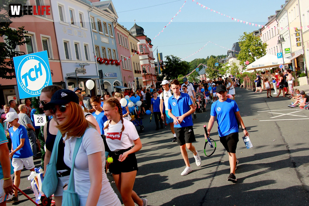 Volksfestumzug  Hofer Volksfest Tag 1