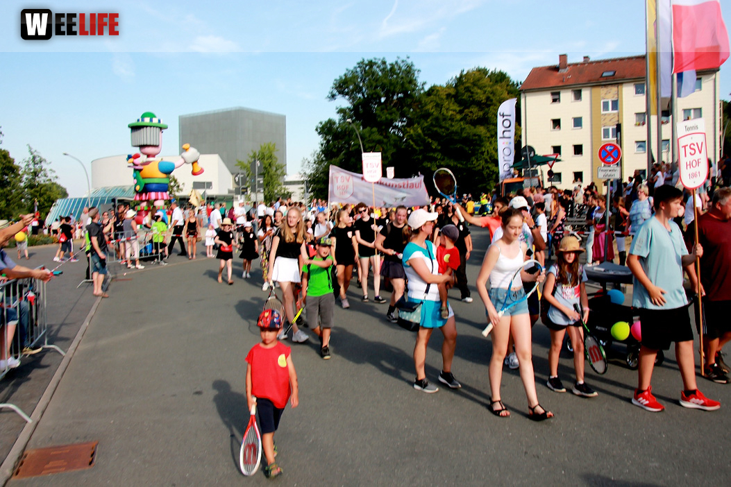 Volksfestumzug  Hofer Volksfest Tag 1