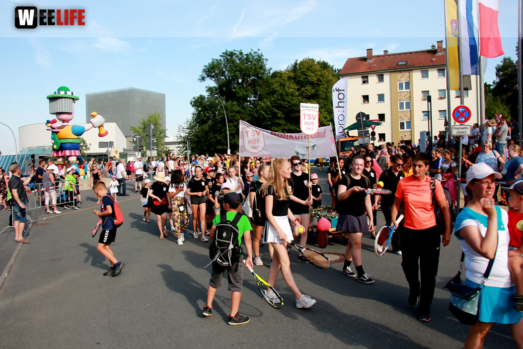 Volksfestumzug  Hofer Volksfest Tag 1