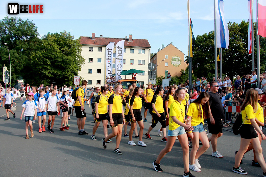 Volksfestumzug  Hofer Volksfest Tag 1
