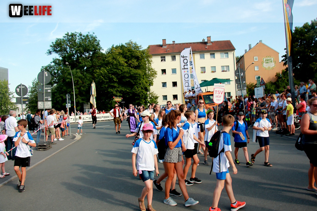 Volksfestumzug  Hofer Volksfest Tag 1