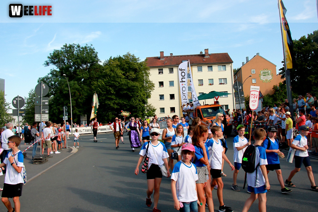 Volksfestumzug  Hofer Volksfest Tag 1
