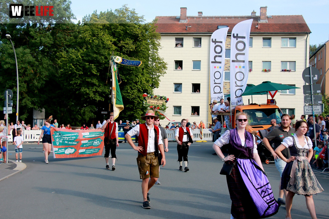 Volksfestumzug  Hofer Volksfest Tag 1