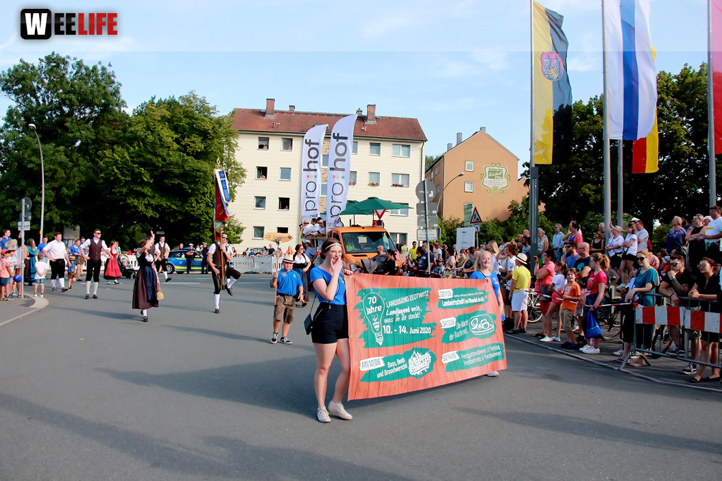 Volksfestumzug  Hofer Volksfest Tag 1