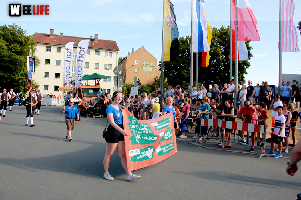 Volksfestumzug  Hofer Volksfest Tag 1