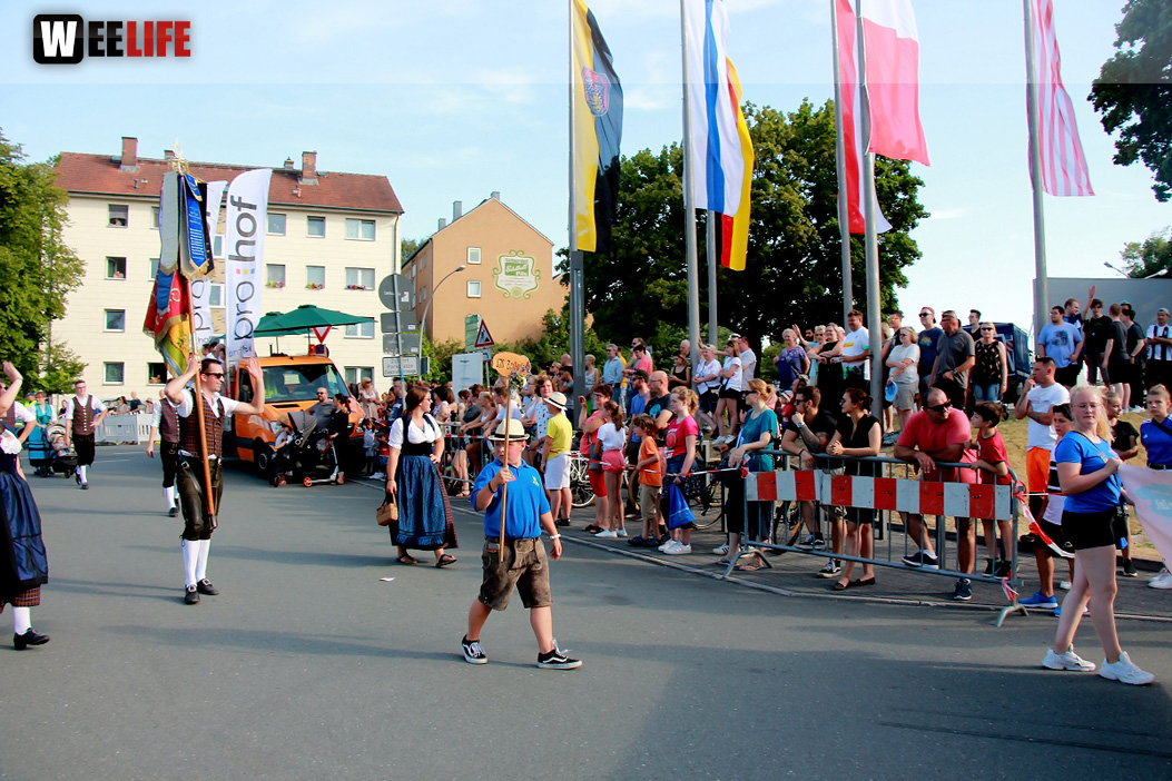 Volksfestumzug  Hofer Volksfest Tag 1