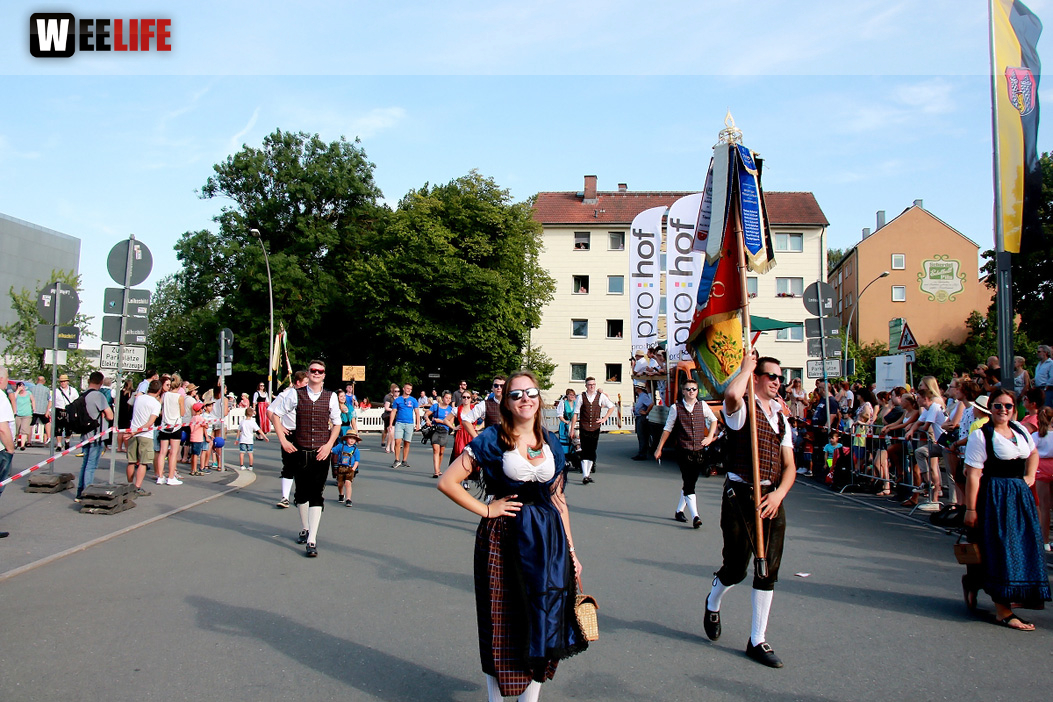 Volksfestumzug  Hofer Volksfest Tag 1