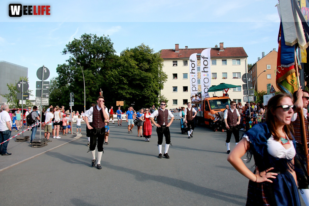 Volksfestumzug  Hofer Volksfest Tag 1
