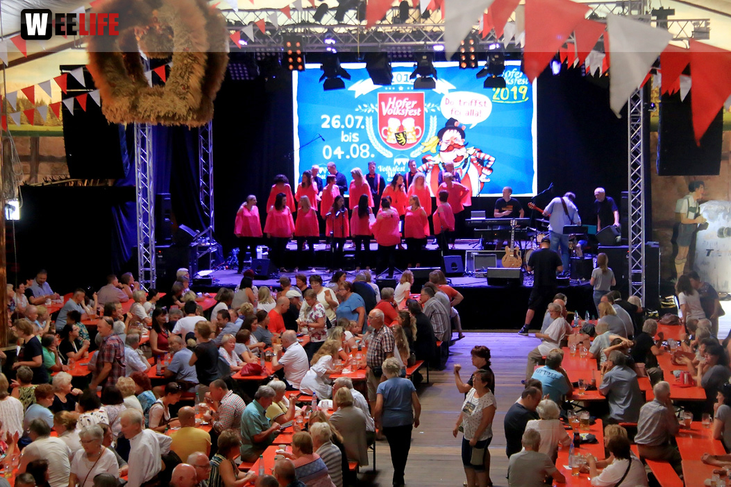 Gospelfrühschoppen mit Joy in Belief ProHof Hofer Volksfest 2019