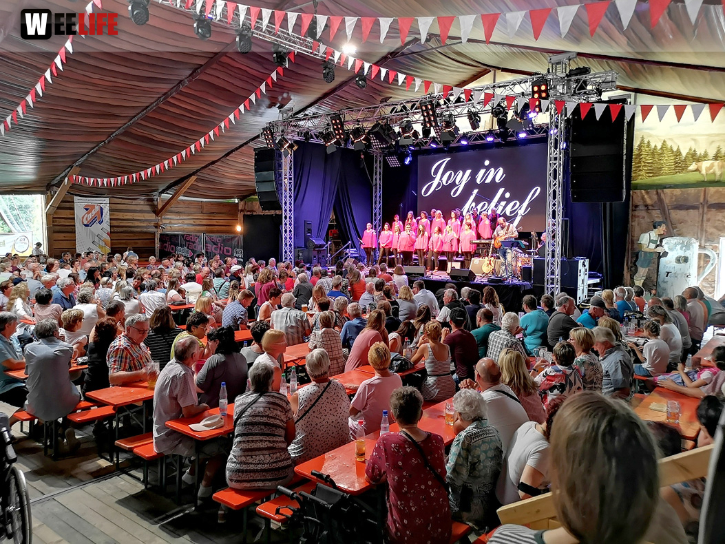 Gospelfrühschoppen mit Joy in Belief ProHof Hofer Volksfest 2019
