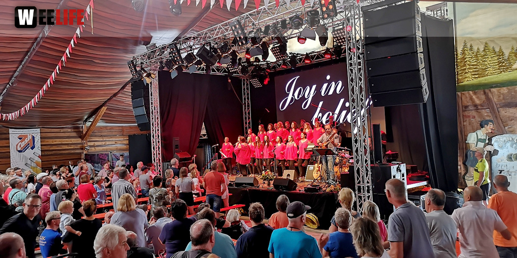 Gospelfrühschoppen mit Joy in Belief ProHof Hofer Volksfest 2019