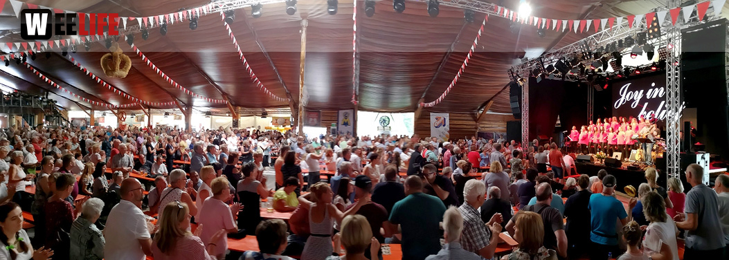 Gospelfrühschoppen mit Joy in Belief ProHof Hofer Volksfest 2019