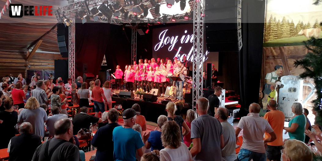Gospelfrühschoppen mit Joy in Belief ProHof Hofer Volksfest 2019
