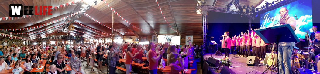 Gospelfrühschoppen mit Joy in Belief ProHof Hofer Volksfest 2019