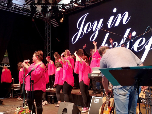 Gospelfrühschoppen mit Joy in Belief ProHof Hofer Volksfest 2019 – Foto 132