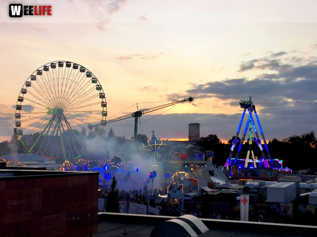 Nachmittag von Oben Hofer Volksfest Tag 7