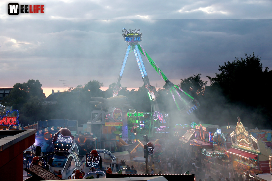 Nachmittag von Oben Hofer Volksfest Tag 7