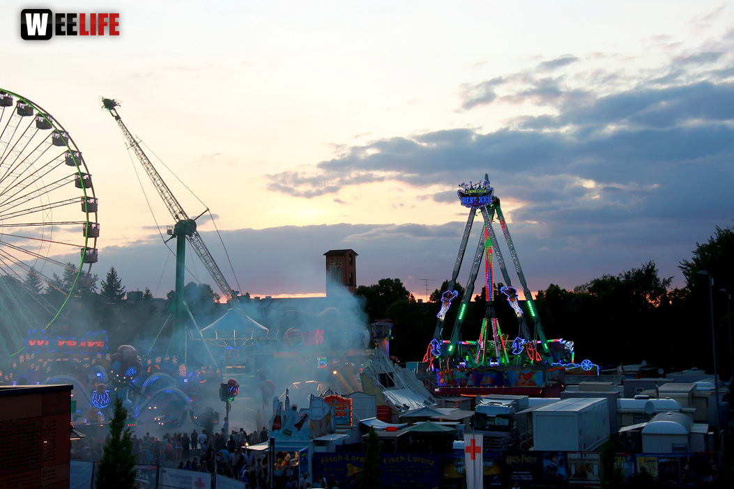 Nachmittag von Oben Hofer Volksfest Tag 7