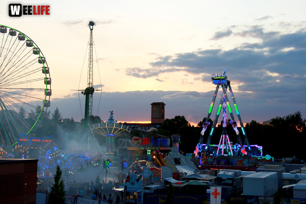 Nachmittag von Oben Hofer Volksfest Tag 7