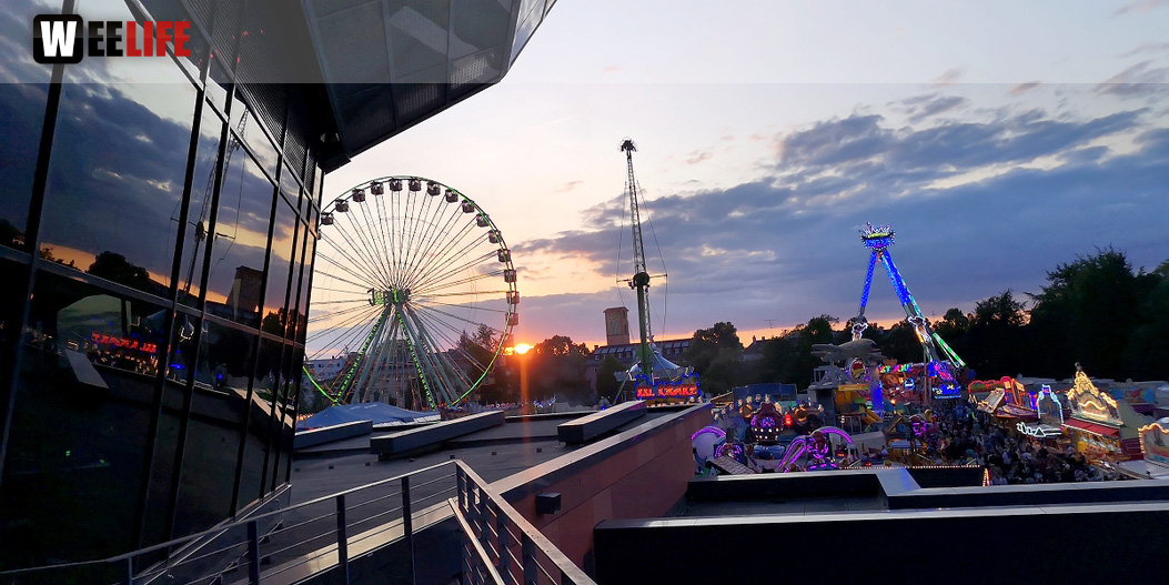 Nachmittag von Oben Hofer Volksfest Tag 7