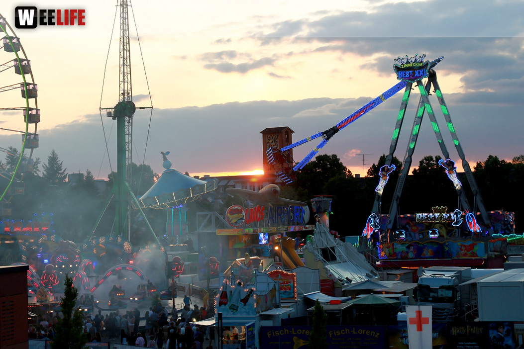 Nachmittag von Oben Hofer Volksfest Tag 7