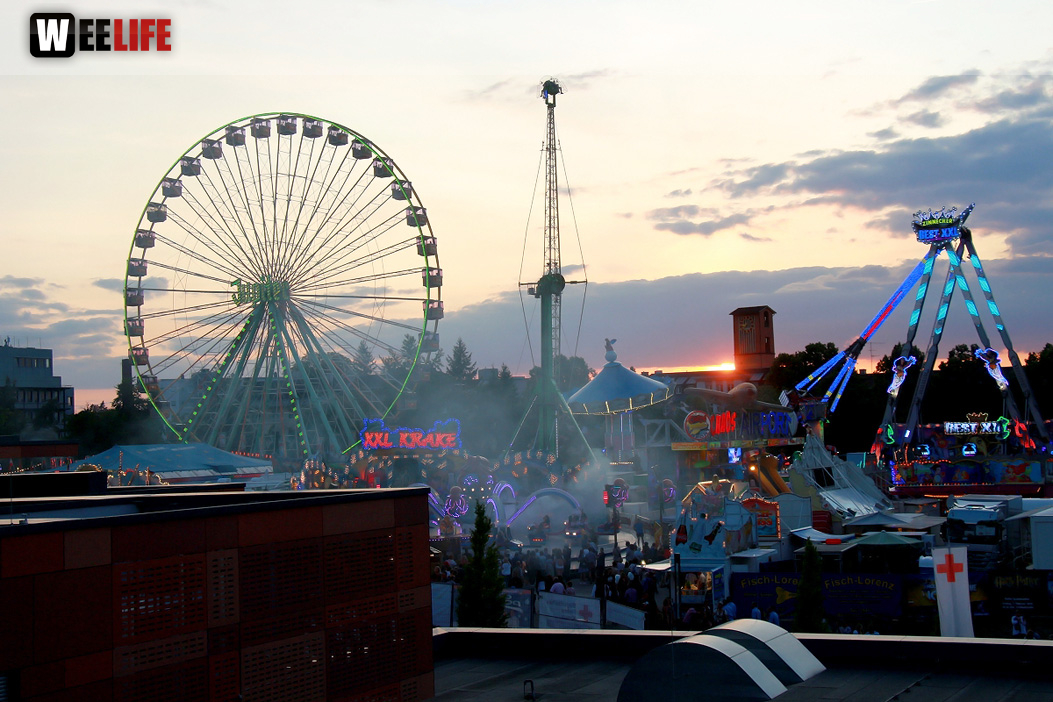 Nachmittag von Oben Hofer Volksfest Tag 7