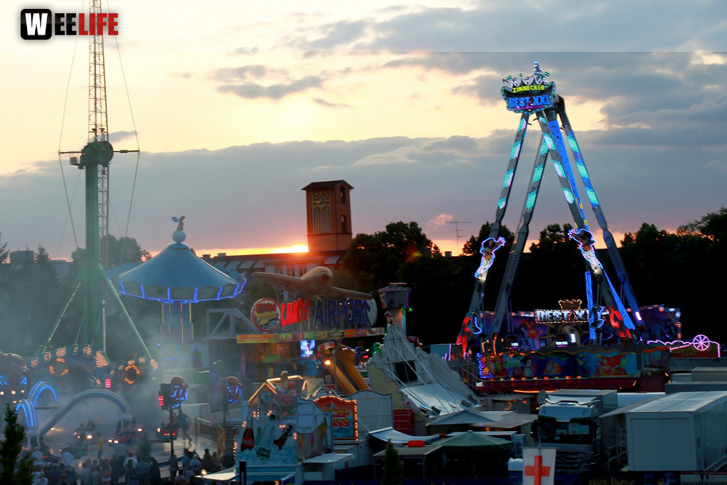 Nachmittag von Oben Hofer Volksfest Tag 7