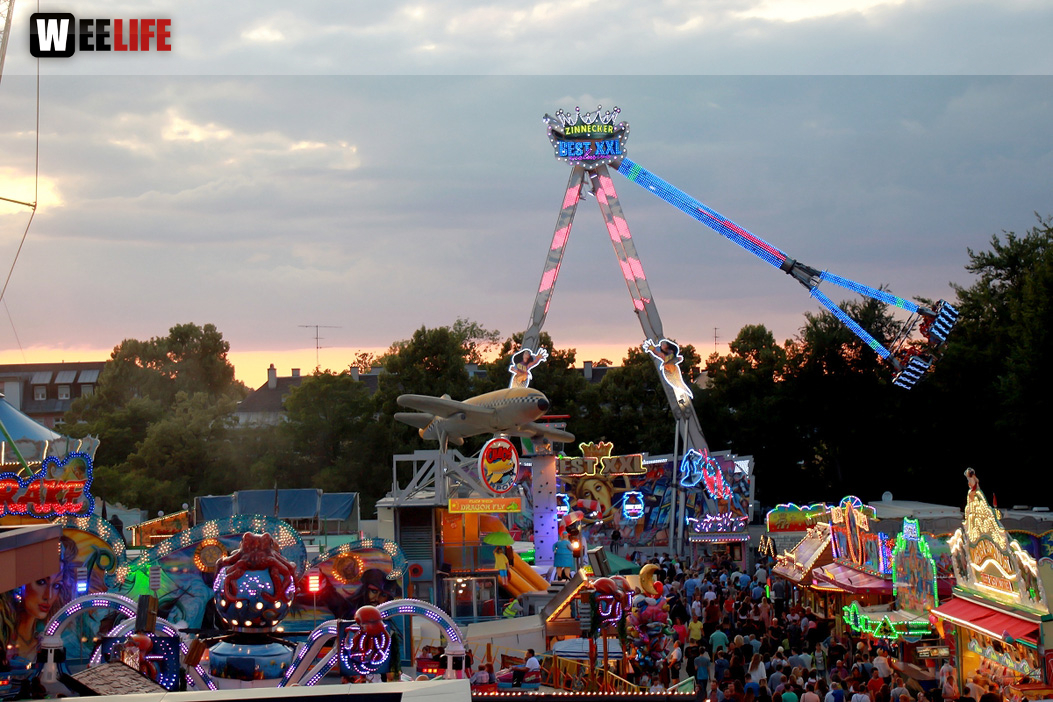 Nachmittag von Oben Hofer Volksfest Tag 7