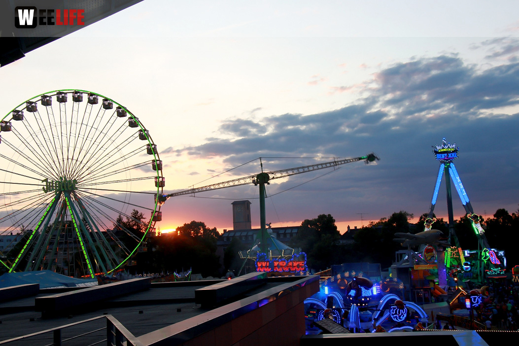 Nachmittag von Oben Hofer Volksfest Tag 7