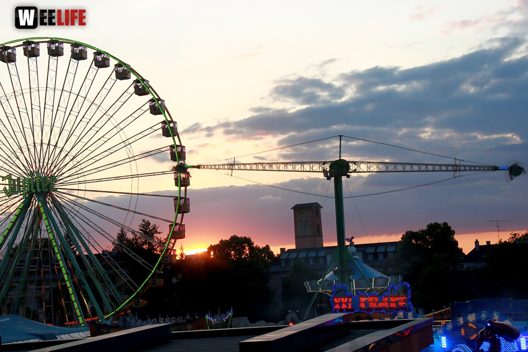 Nachmittag von Oben Hofer Volksfest Tag 7