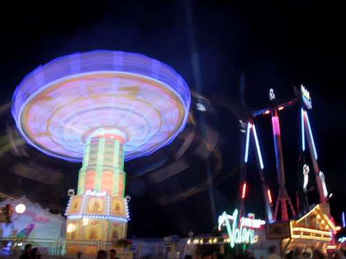 Langzeit Belichtung Hofer Volksfest 2019 – Foto 5