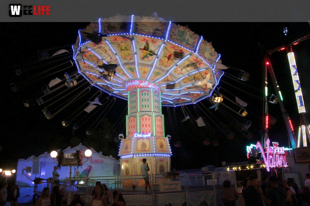 Langzeit Belichtung Hofer Volksfest 2019