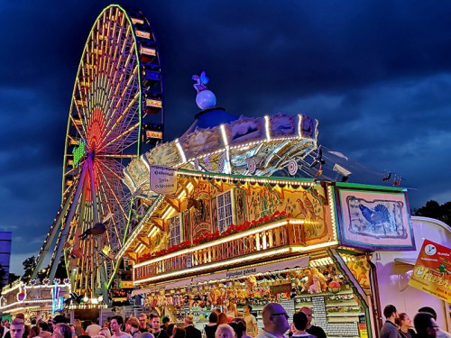 Langzeit Belichtung Hofer Volksfest 2019 – Foto 12
