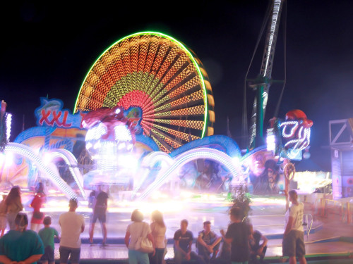 Langzeit Belichtung Hofer Volksfest 2019 – Foto 17