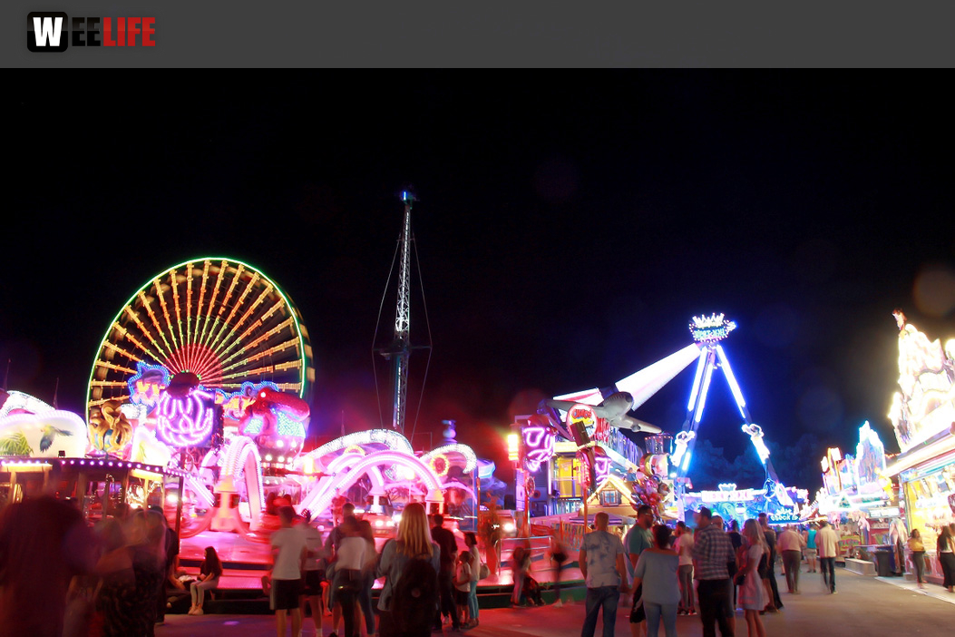 Langzeit Belichtung Hofer Volksfest 2019