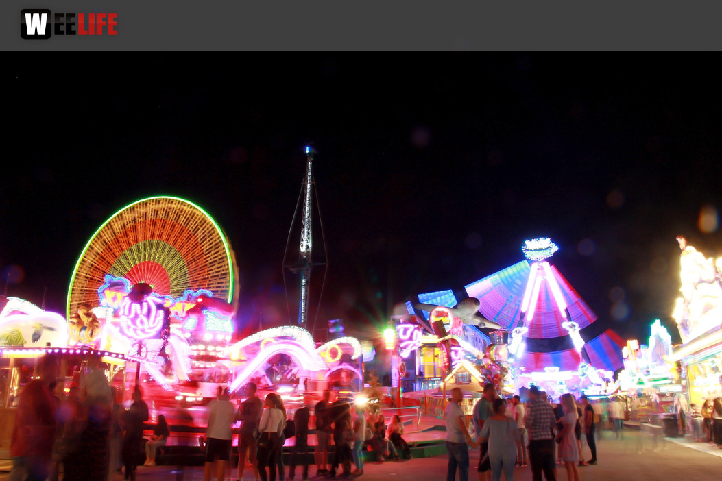 Langzeit Belichtung Hofer Volksfest 2019