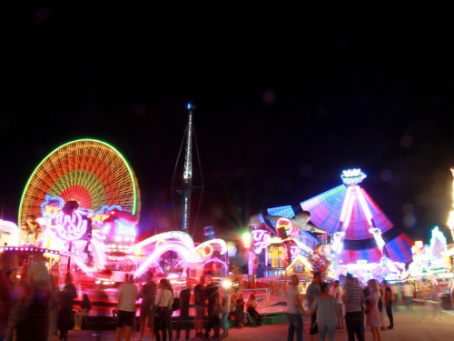 Langzeit Belichtung Hofer Volksfest 2019 – Foto 21