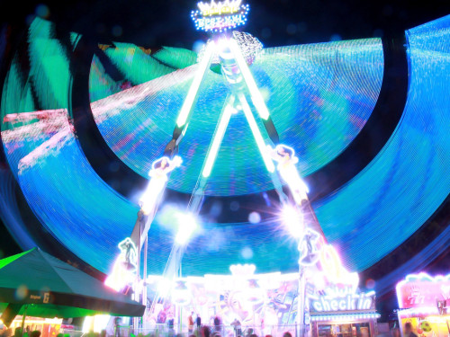 Langzeit Belichtung Hofer Volksfest 2019 – Foto 27