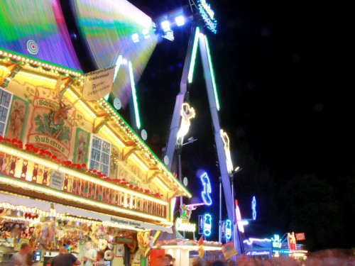 Langzeit Belichtung Hofer Volksfest 2019 – Foto 47