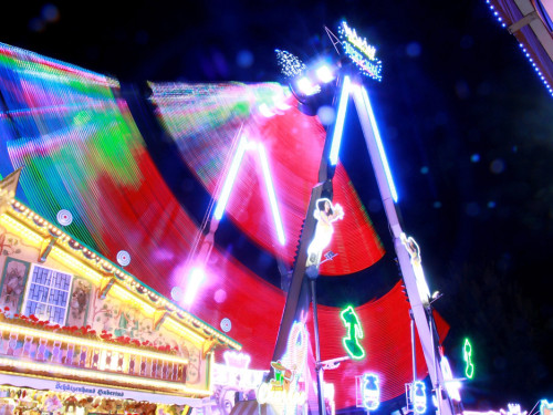 Langzeit Belichtung Hofer Volksfest 2019 – Foto 49