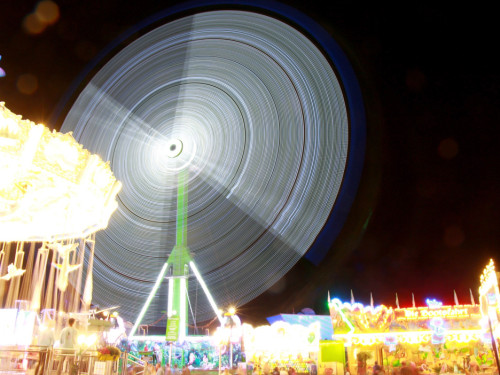 Langzeit Belichtung Hofer Volksfest 2019 – Foto 50