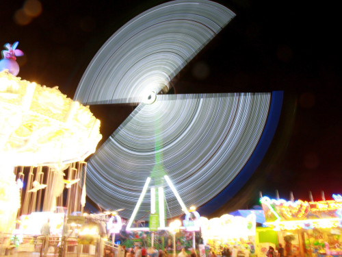 Langzeit Belichtung Hofer Volksfest 2019 – Foto 51
