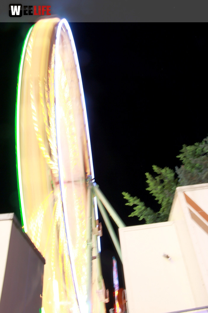 Langzeit Belichtung Hofer Volksfest 2019