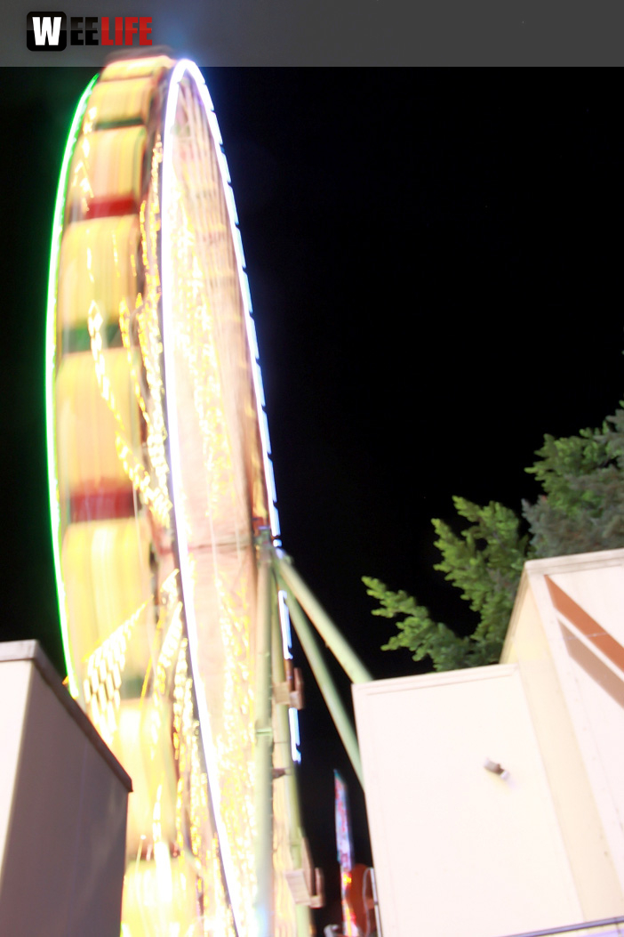 Langzeit Belichtung Hofer Volksfest 2019